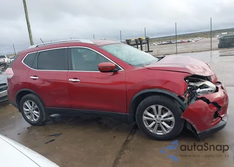 2016 Nissan Rogue Sv из США, поврежденный, VIN KNMAT2MT8GP623721